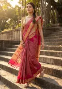 Banarasi Saree in Pink 1